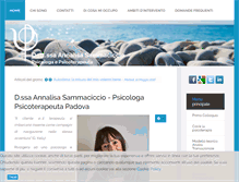 Tablet Screenshot of annalisasammaciccio.com
